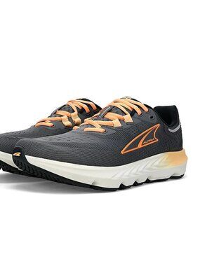 Altra women's Provision 7 Grey Orange Size 9.5 Sneaker Shoe ALOA7R70280